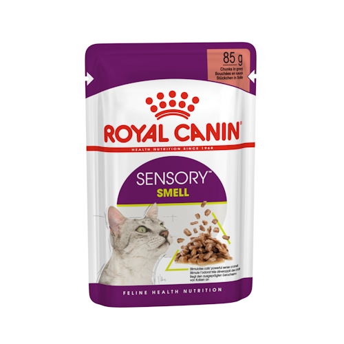 پوچ گربه رویال کنین مدل SENSORY SMELL وزن 85 گرم