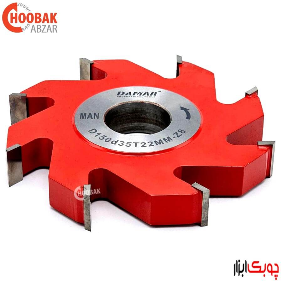 توپی شیارزن 22 میلیمتر 8 پر دامار کد DMGCD150d35T22Z8