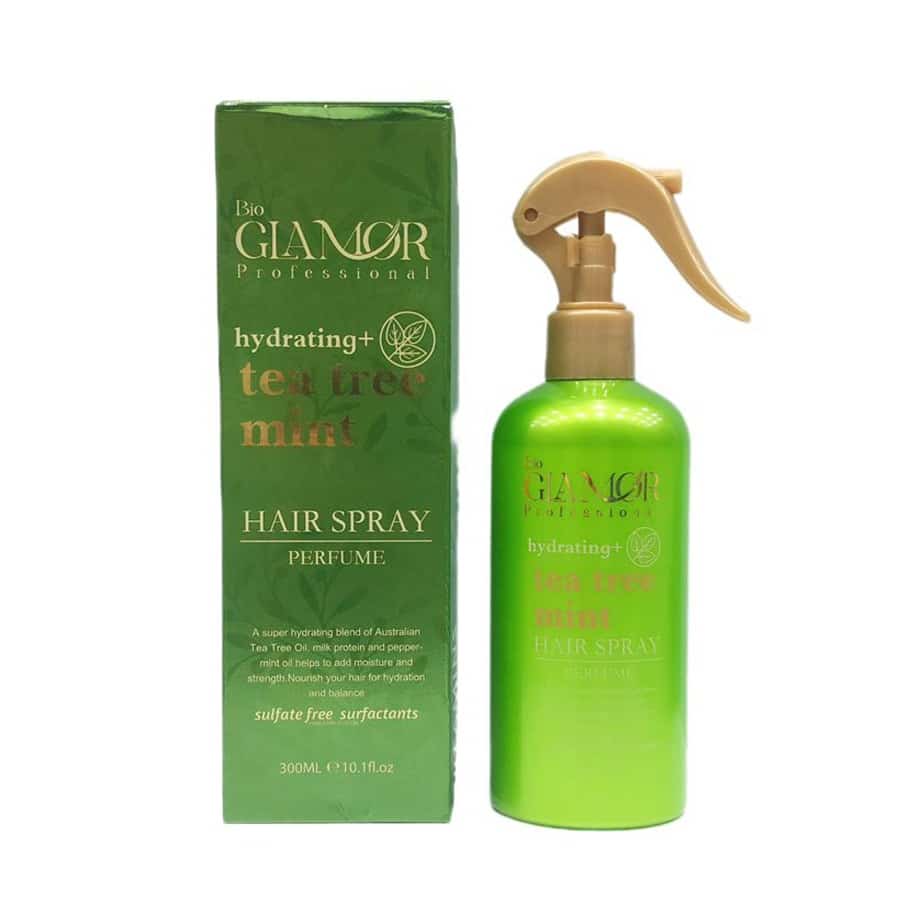 اسپری مو آبرسان درخت چای گلامور Bio Glamor Professional Hydrating Tea Tree Mint Hair Spray