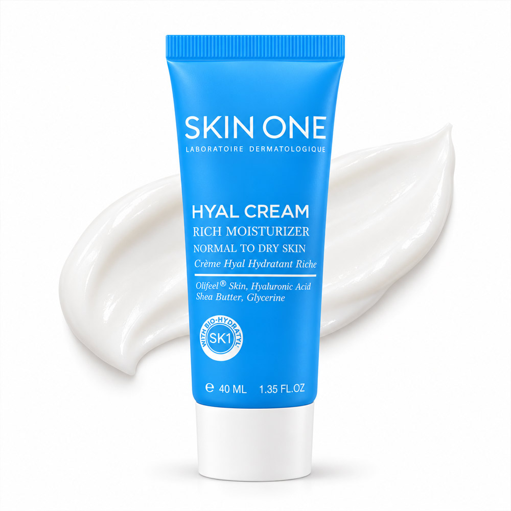 کرم مرطوب کننده و آبرسان قوی هیال اسکین وان - برای پوستهای خشک و خیلی خشک / Skin One