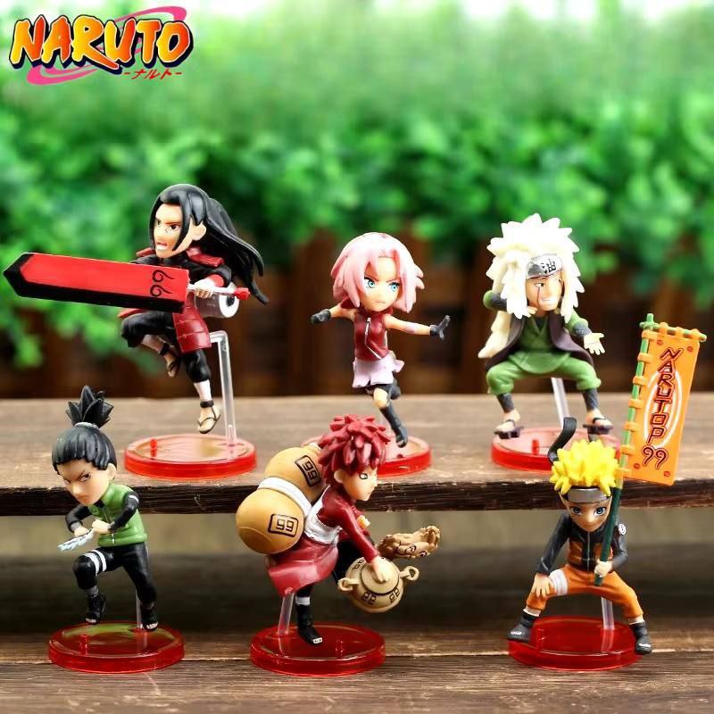 فیگور شخصیت‌های ناروتو – Naruto مجموعه 6 عددی