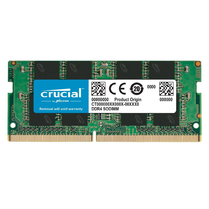 رم لپتاپ DDR4 تک کاناله 3200 مگاهرتز CL22 کروشیال مدل CT32G4SFD832A ظرفیت 32 گیگابایت