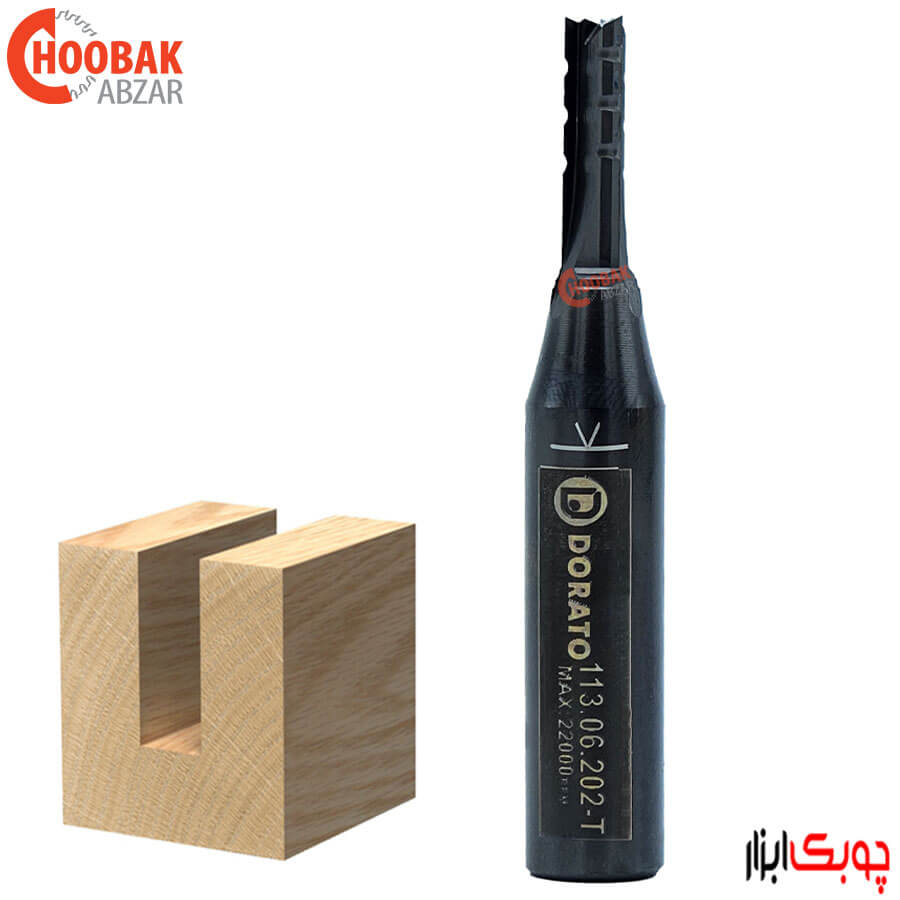 تیغه برش 6 سه پر تیتانیوم شیاردار دوراتو کد 113.06.202T