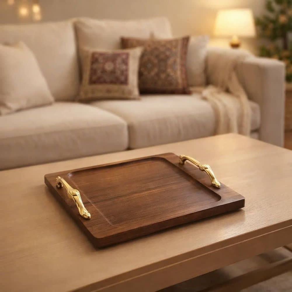 سینی وکیوم چوبی مستطیل