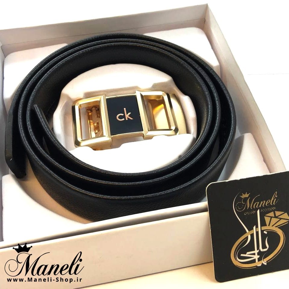 کمربند چرم ریلی mnj100 (جعبه دار) کلوین کلین