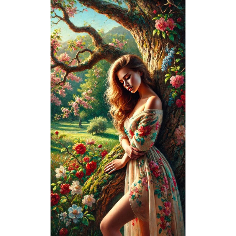 تابلو نقاشی الماسی بزرگسال کد 7190