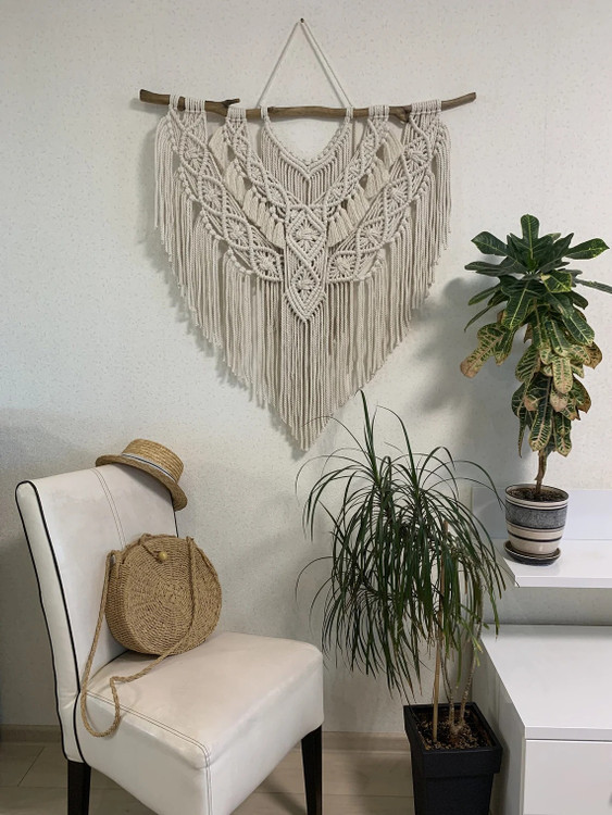 دیوارکوب مکرومه کد 290 برند گره چی و رنگ دلخواه