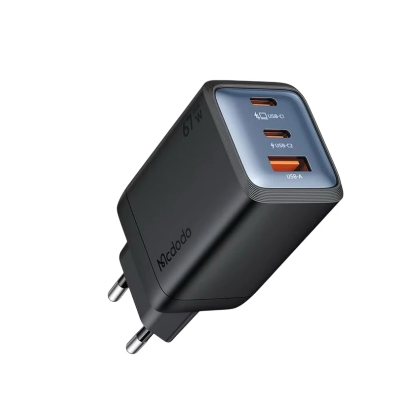 شارژر دیواری توان 67 وات 3 پورت مک دودو مدل CH-0971