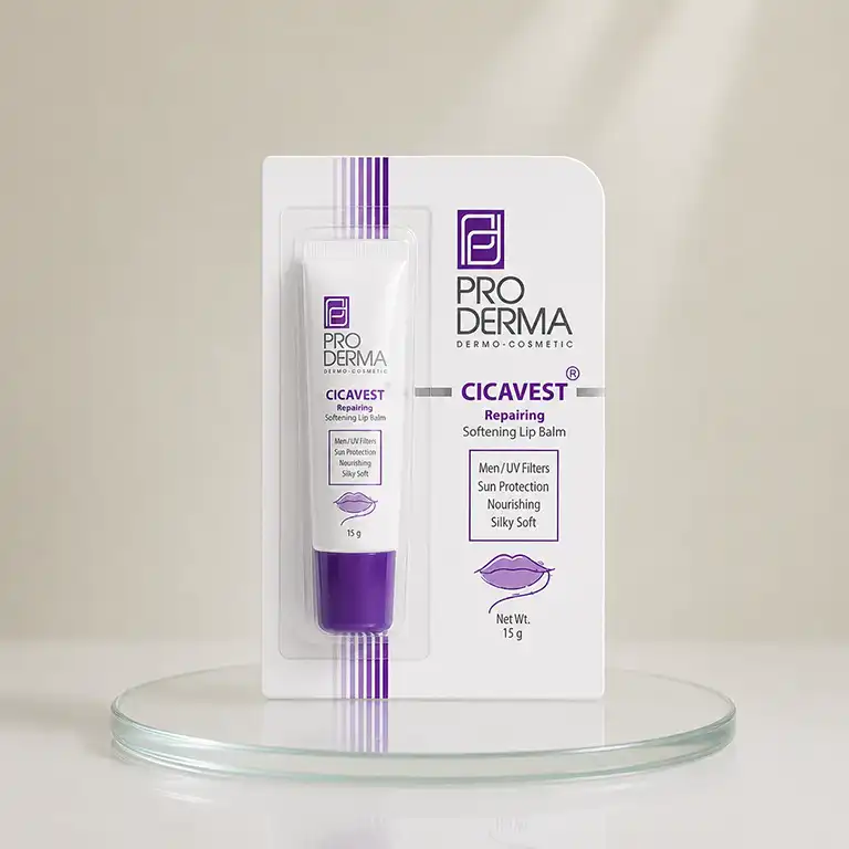 بالم لب نرم کننده و ترمیم کننده حاوی مواد ضد آفتاب پرودرما (proderma)