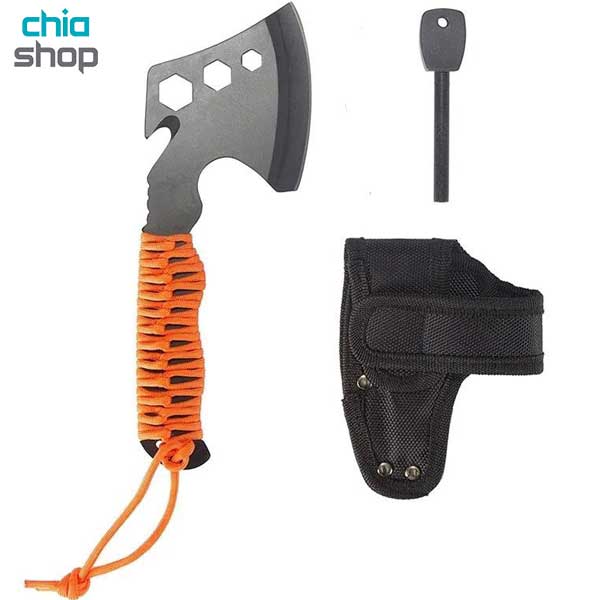 تبر دسته نارنجی چخماق دار گربر gerber 444
