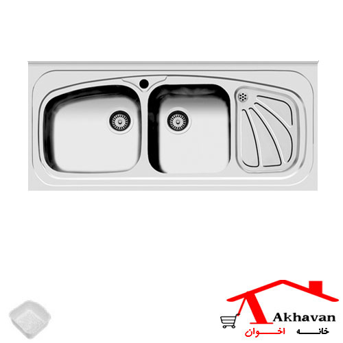 سینک ظرفشویی روکار کد 60 اخوان