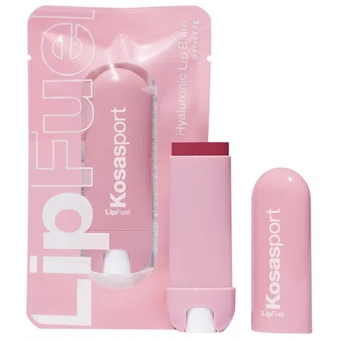 بالم لب LipFuel حاوی هیالورونیک اسید کوزس | Kosasport LipFuel Hyaluronic Acid Lip Balm - Rush - cool pink