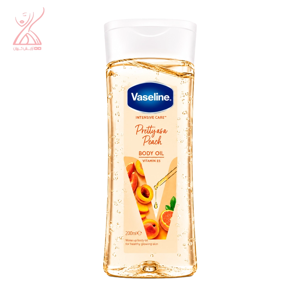 روغن بدن وازلین رایحه هلو Vaseline Pretty as a Peach