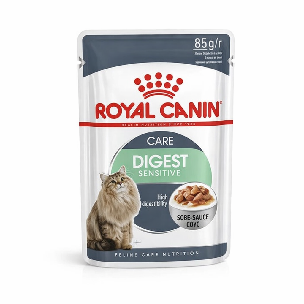 پوچ گربه رویال کنین مدل digestive care وزن 85 گرم
