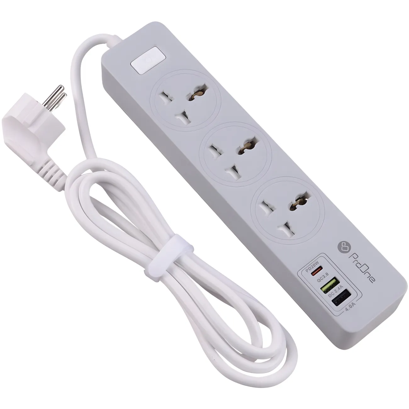 چند راهی برق ارت دار سه سوکت پرووان مدل PPS615C
