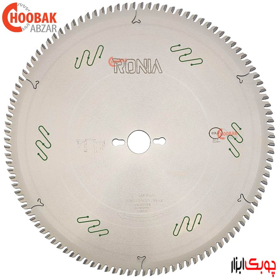 تیغ اره الماس MDF بر 350*108 رونیا کد RSB-IM35010830T