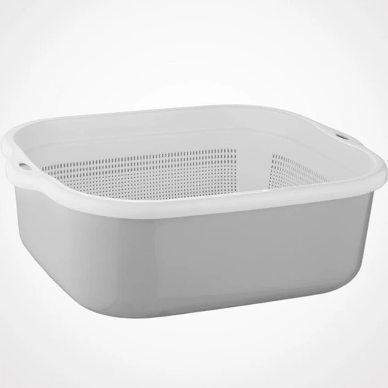 ست آبکش و لگن نسیم 1 لیمون مدل الوان کد 01635