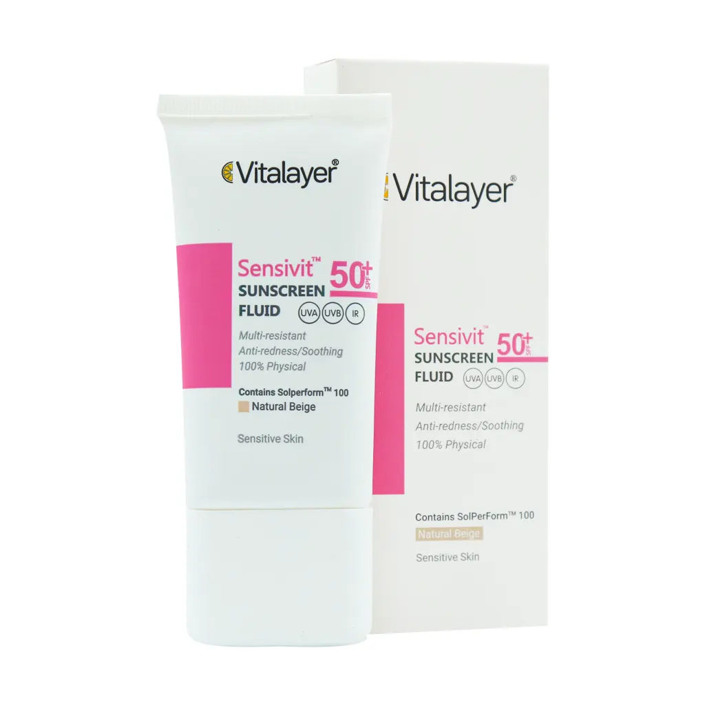 کرم ضد آفتاب رنگی SPF50 ویتالیر