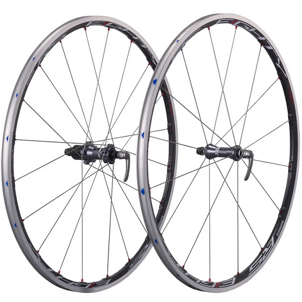 طوقه کامل جلو عقب Shimano WH-RS80 C24 کربن دوچرخه کورسی شیمانو آر اس 80 سی 24