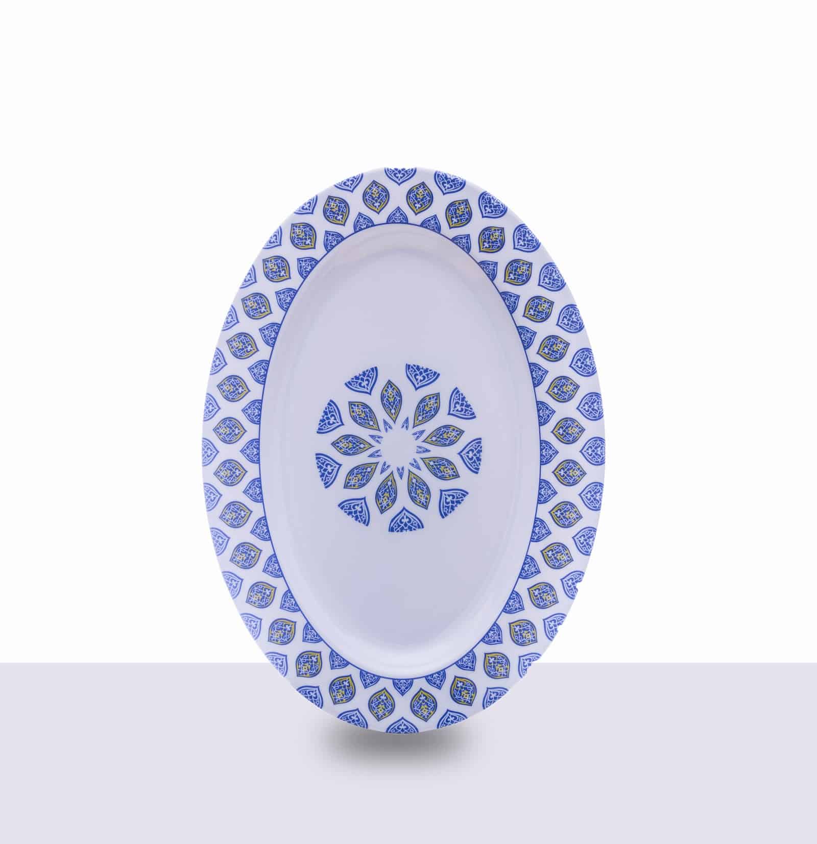 دیس متوسط بیضی طرح فیروزه