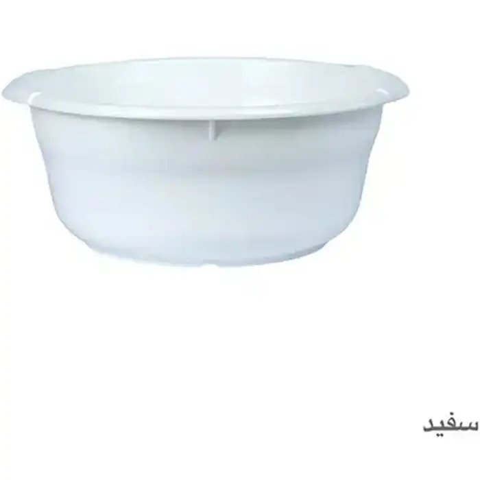 لگن گرد شماره 5 لیمون مدل الوان کد 100635 - سفید