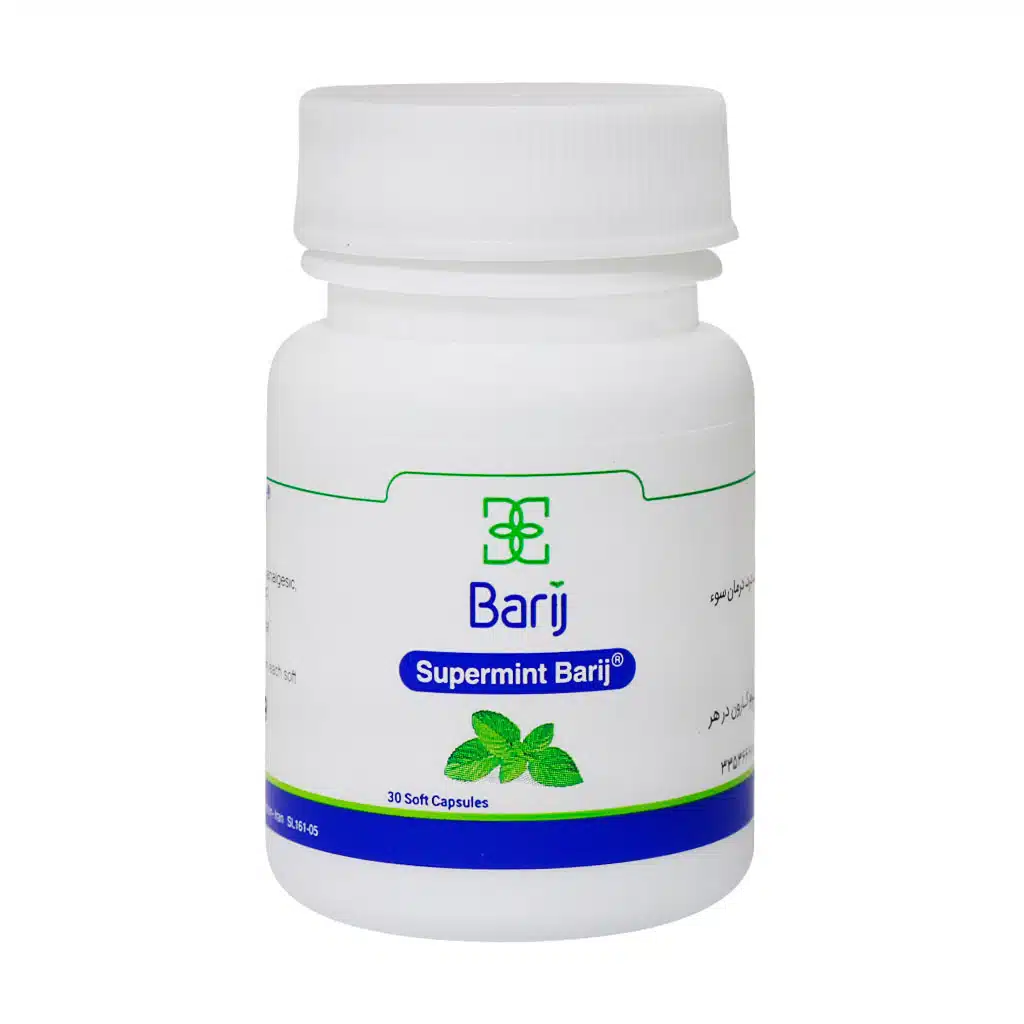 کپسول نرم سوپرمینت باریج اسانس30 عددی
