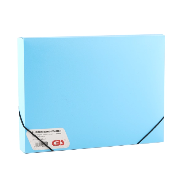 کیف مدارک کشدار ضخیم مات کد JM4110 سی بی اس - آبی