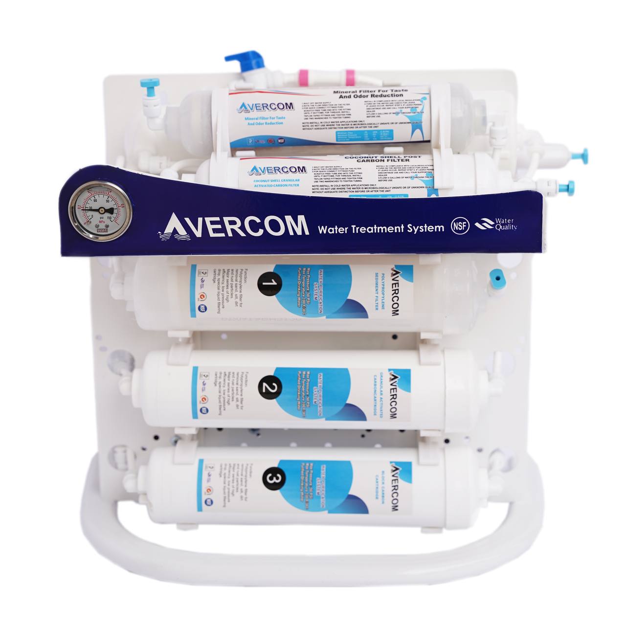 دستگاه تصفیه آب خانگی اورکام AVERCOM  هفت مرحله ای مدل اینلاین Inline