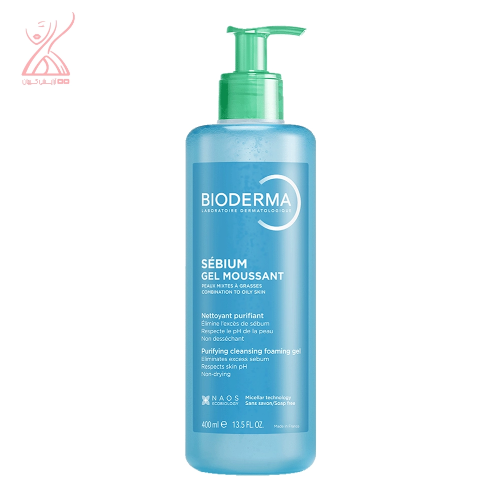 ژل شستشوی بایودرما پوست چرب Bioderma Sebium