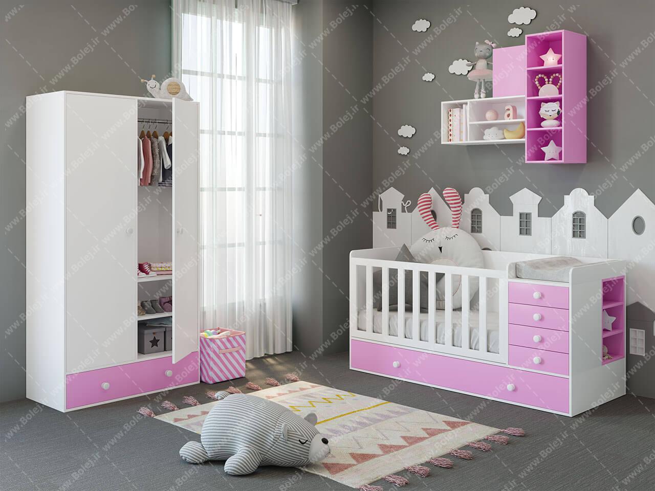 سرویس خواب دخترانه کودک مدل آراد