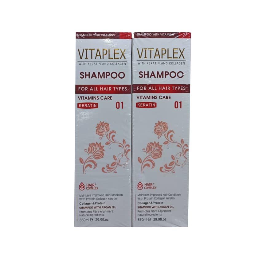 شامپو کراتین و کلاژن Vitaplex ویتاپلکس 850 میل
