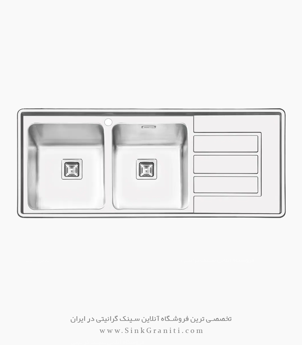 سینک ایلیا استیل مدل 2083 توکار