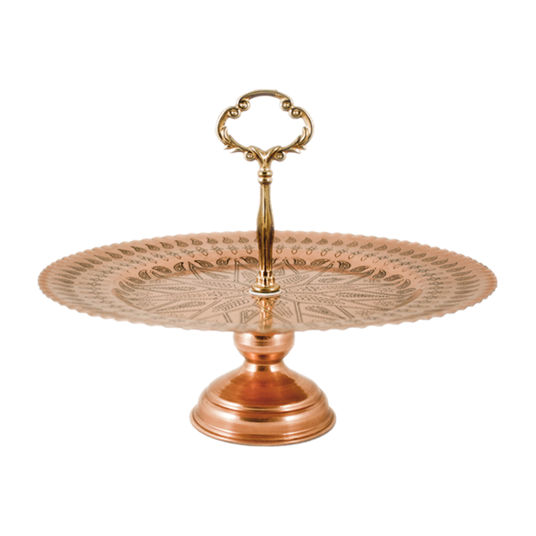 شیرینی خوری مسی مدل دانژه