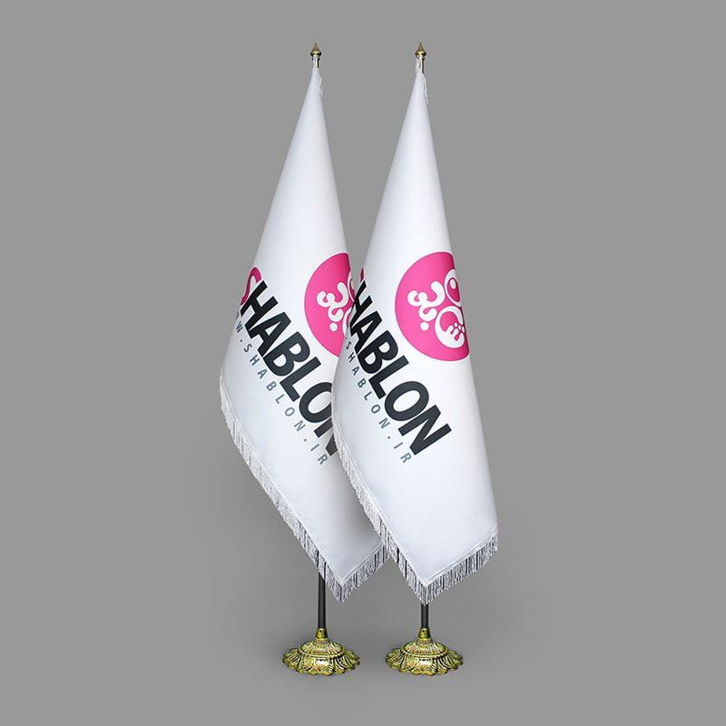 چاپ پرچم تشریفات مخروطی