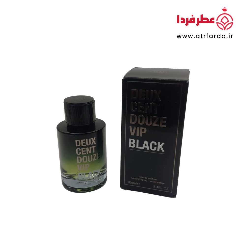 عطر فراگرنس ورد مردانه مدل Deux Cent Douze VIP Black حجم ۱۰۰ میل