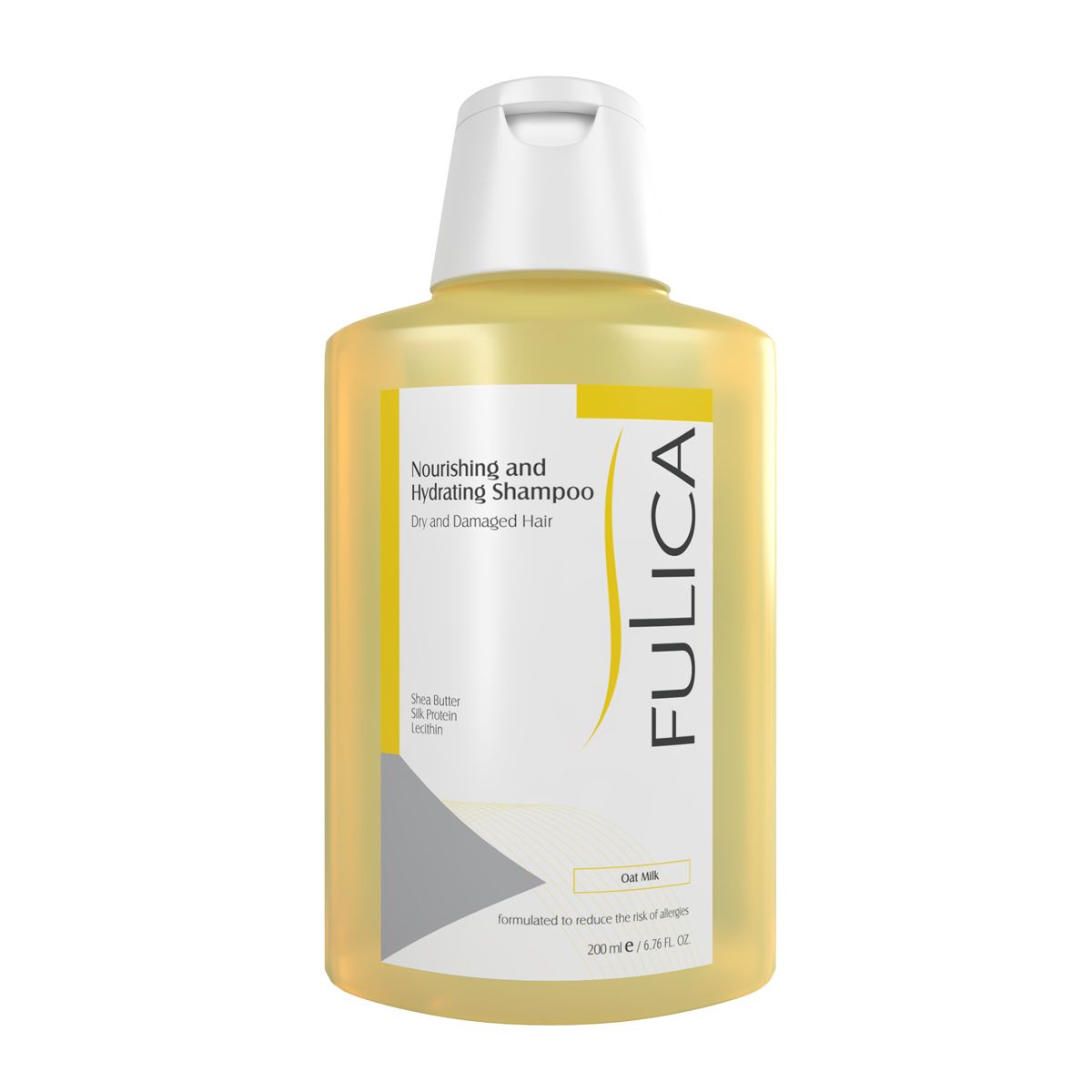شامپو مخصوص موهای خشک و آسیب دیده فولیکا 200 گرم Fulica Nourishing And Hydrating Shampoo FULICA