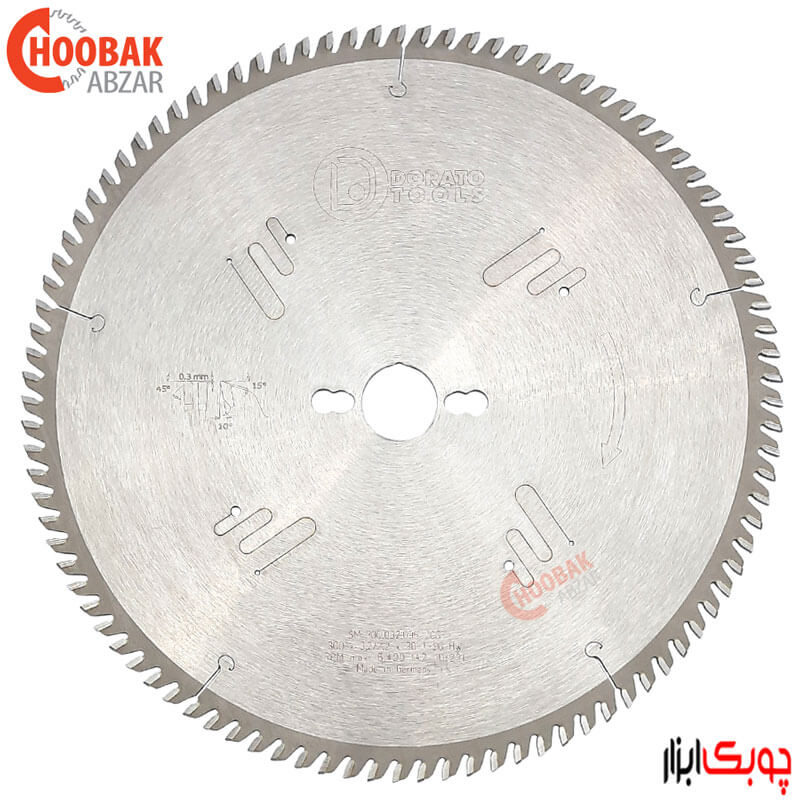 تیغ اره الماس MDF بر 300*96 دوراتو کد 300.032.096