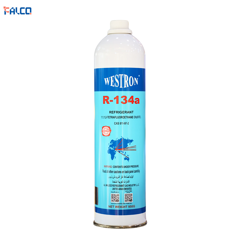 گاز R134a WESTRON وسترون وزن 950 گرم خالص
