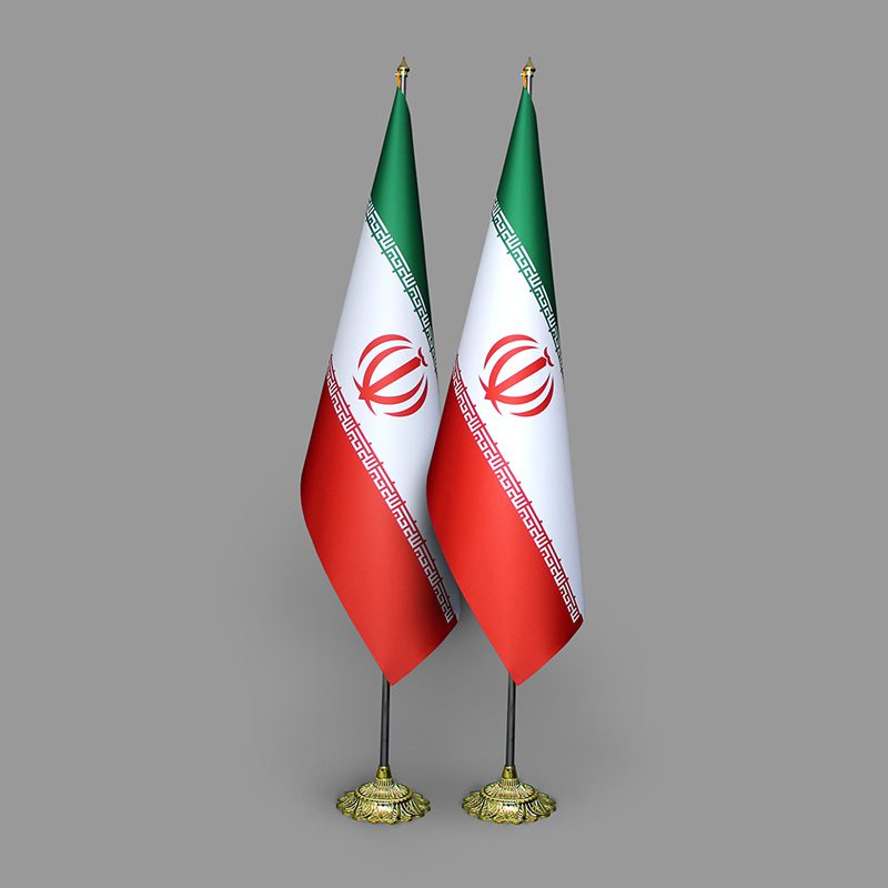 پرچم تشریفات ایران لمینت