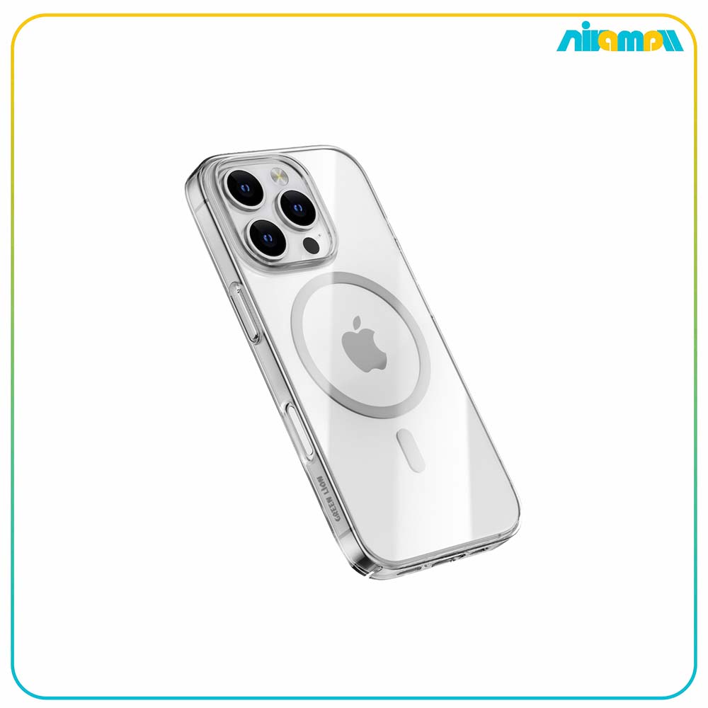 کاور شفاف گرین لاین مدل MagSafe Crystal Clear مناسب برای گوشی موبایل IPhone 16 Pro Max