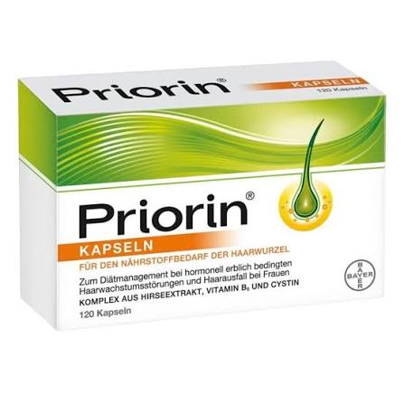 پریورین priorin ( ١٠٠٪‏ اورجینال ) ضد ریزش مو ارثی و هورمونی اصل بایر آلمان PRIORIN TABLETS بسته ۱۲۰ عددی ( 4 ورقی )