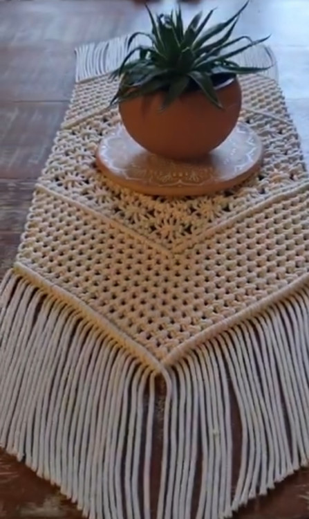 رانر مکرومه کد 136 برند گره چی و رنگ دلخواه