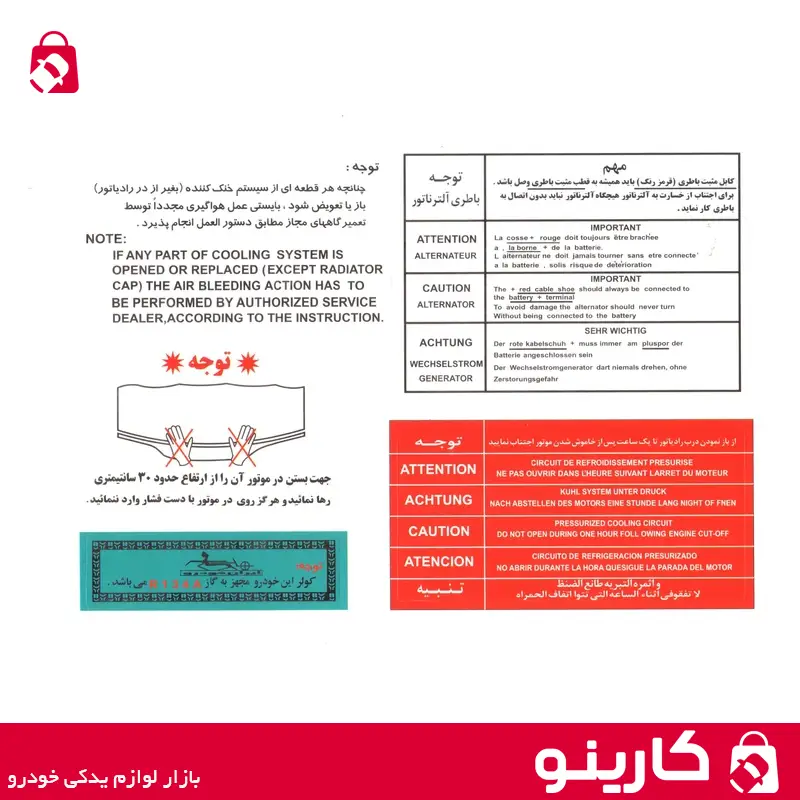 برچسب سینی فن پژو 405