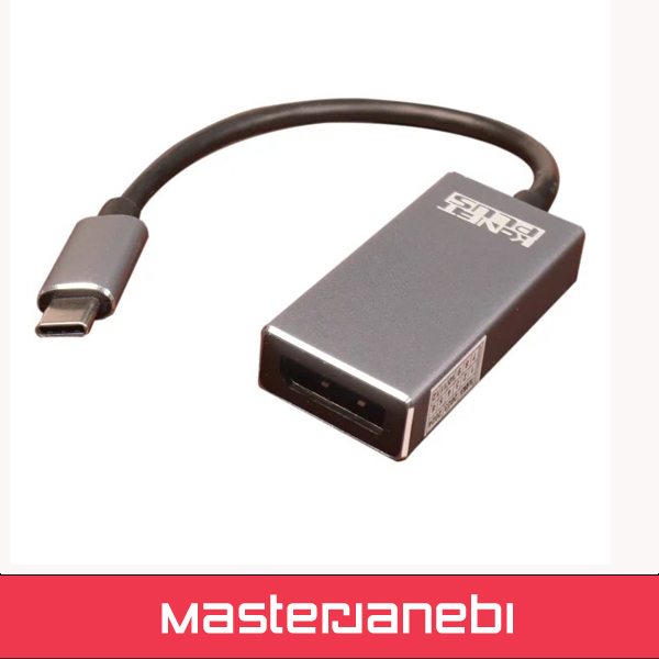 تبدیل تایپ سی به Displayport با رزولوشن 8K کی نت پلاس مدل KP-COCM2DP02