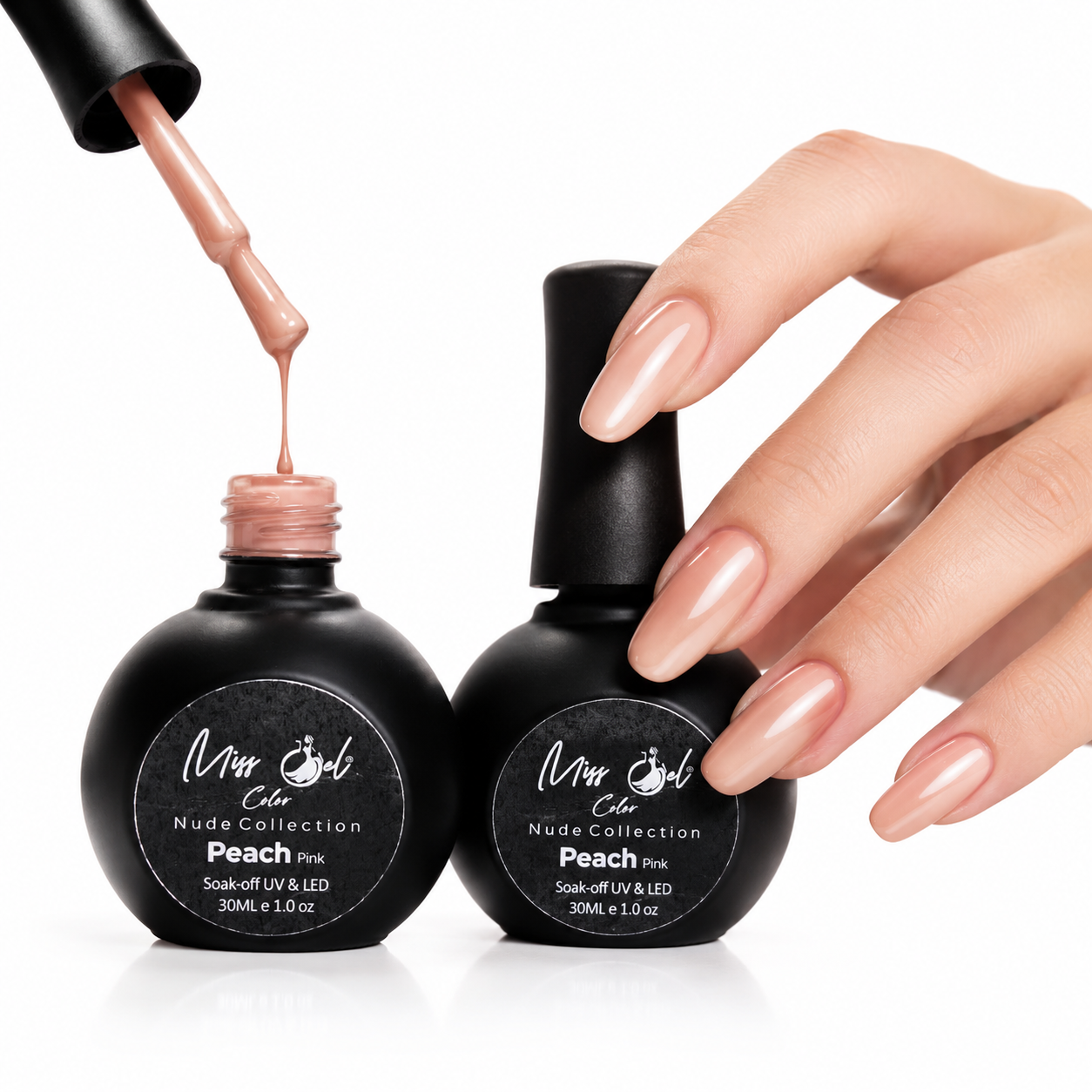 لاک ژل برند میس ژل رنگ PEACH هلویی