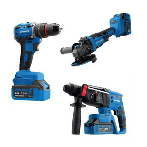 کیت شارژی براشلس 3 عددی ویوارکس مدل VR2403-BCK