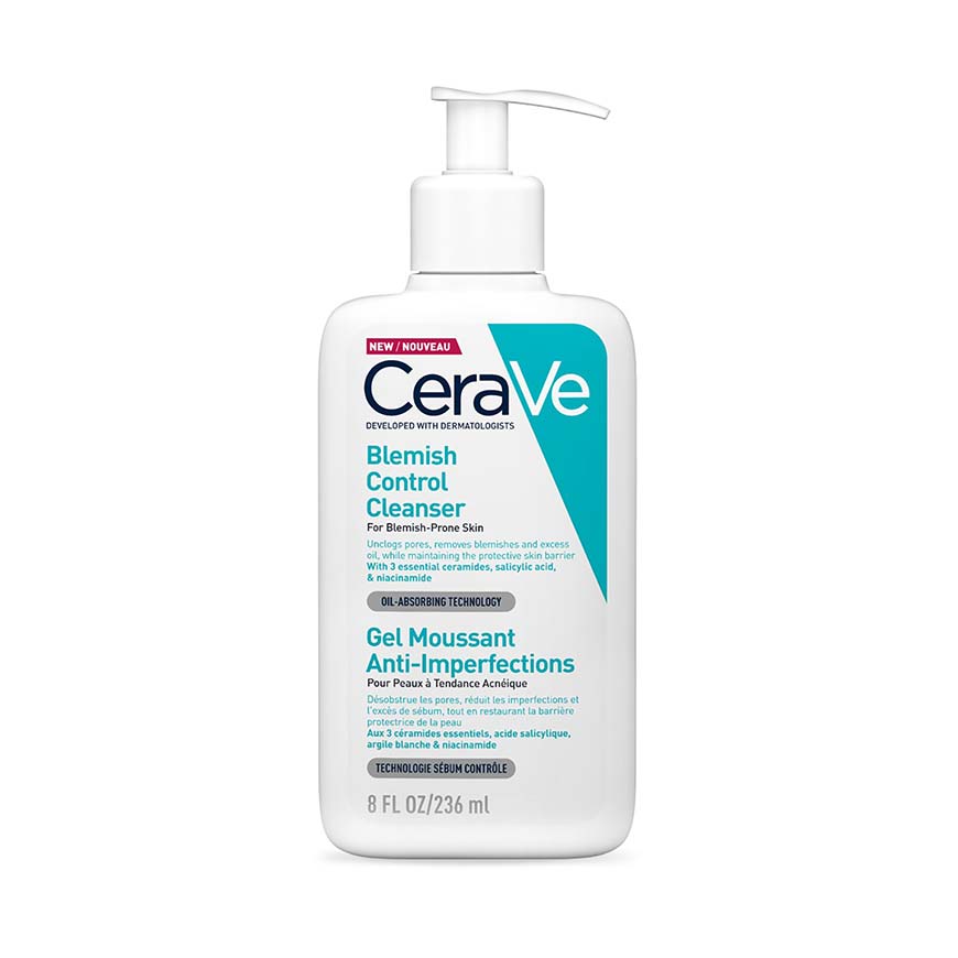 ژل شستشو کنترل کننده جوش Blemish Control سراوی 236ml