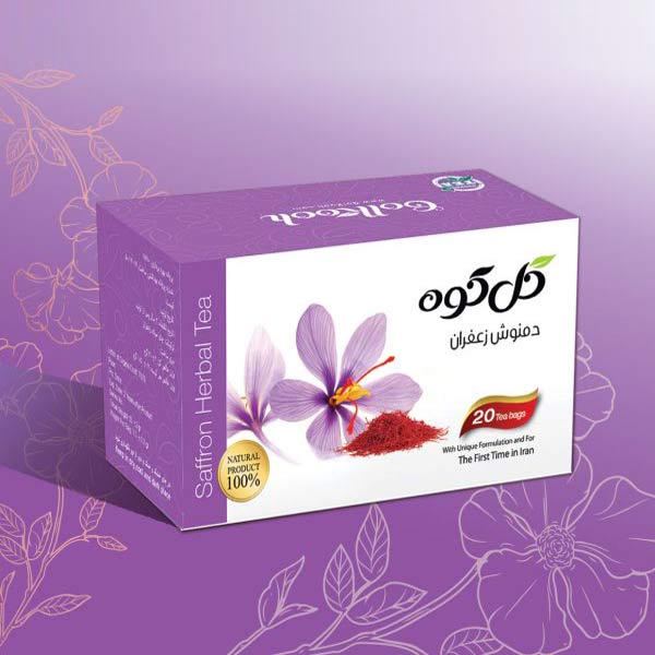 دمنوش صددرصد طبیعی زعفران گل کوه ( 20 عددی )