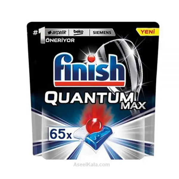 قرص ماشین ظرفشویی فینیش مدل کوانتوم مکس 65 عددی ترکی – FINISH