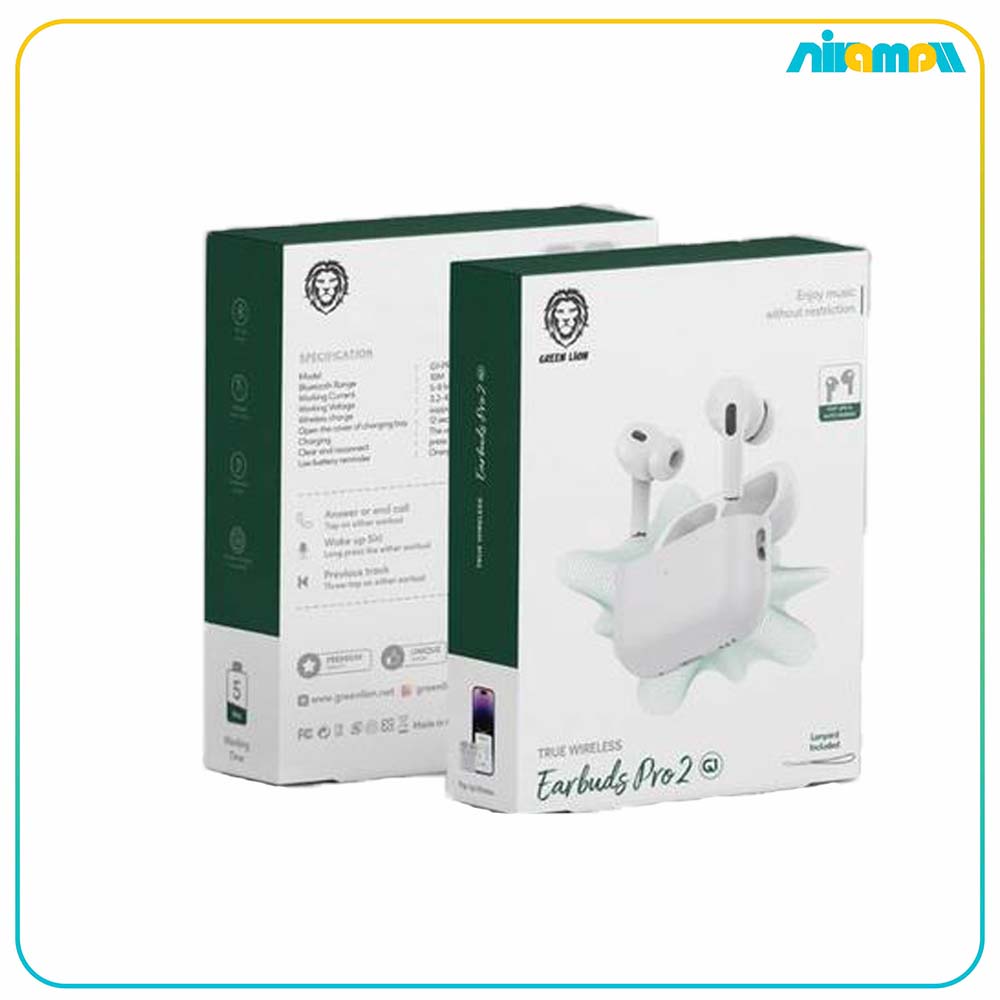 هدفون بی سیم گرین لاین مدل Earbuds Pro 2_G1